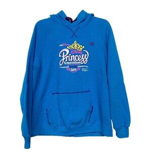 Disney Princess 1/2 Marathon Champion Brand Hoodie Run Disney 2015 Women's XL